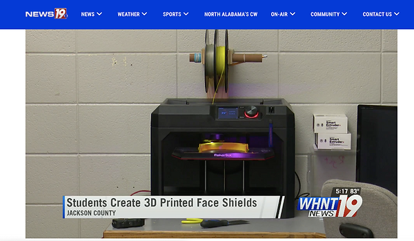 WHNT 19: 3D Face Shields